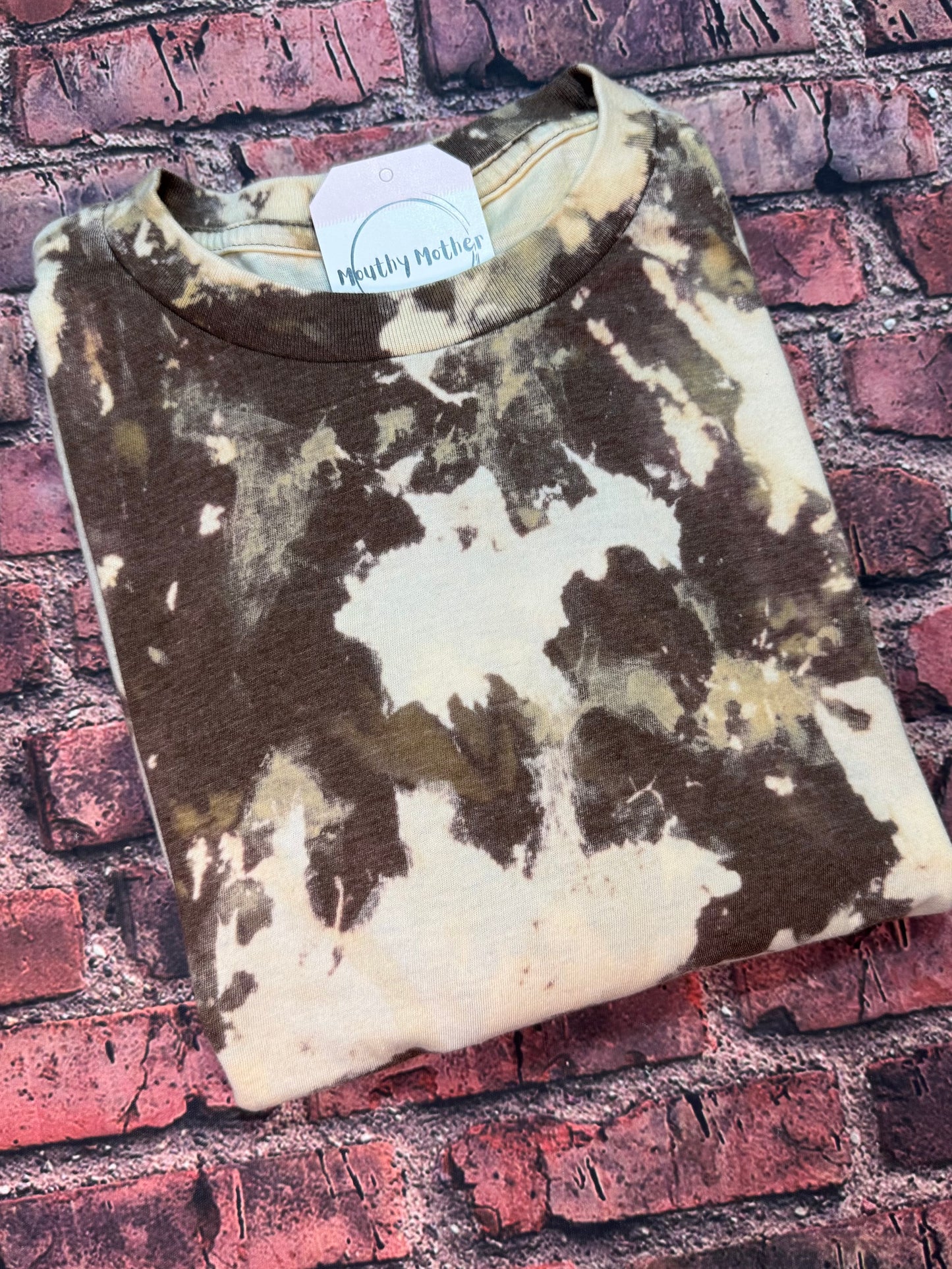 Brown Cowhide Tee
