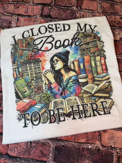 Large I Closed My Book