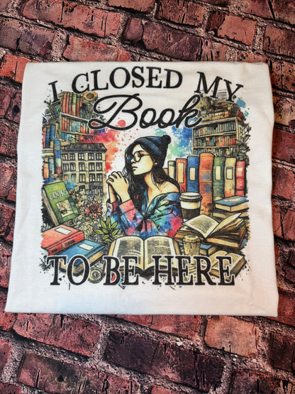 Large I Closed My Book