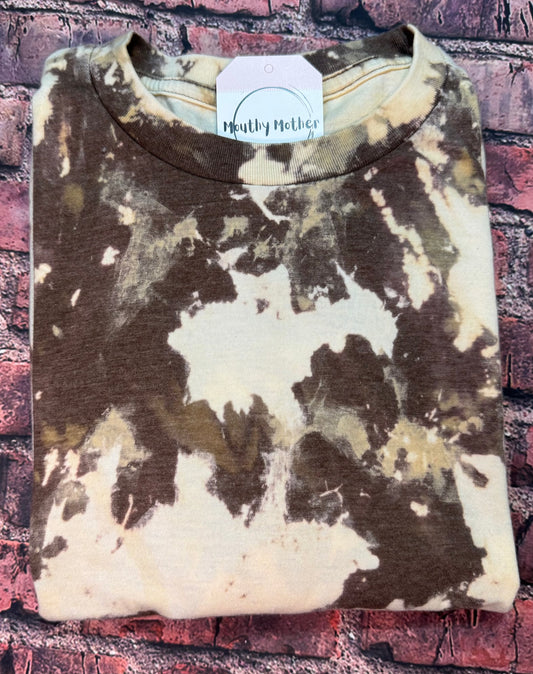 Brown Cowhide Tee