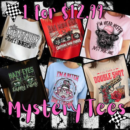 1 for 12.99 Mystery Tee Zone