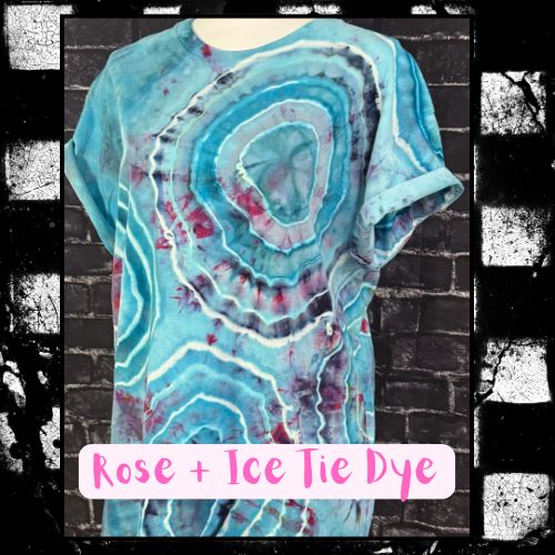 Rose + Ice Geode Tie-Dye